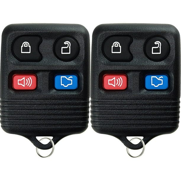 2x New Replacement Keyless Entry Remote Control Alarm Key Fob Clicker For Ford